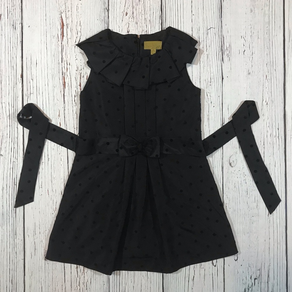 Girls Nicole Miller Black Dress